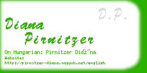 diana pirnitzer business card